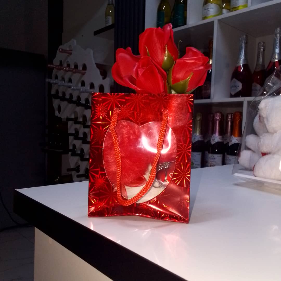 Rose & Jewelry Gift Bag